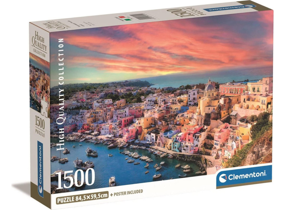 CLEMENTONI Puzzle Procida, Itálie 1500 dílků
