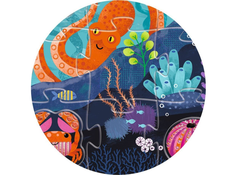 DJECO Puzzle Tactilo sea 24+8 dílků