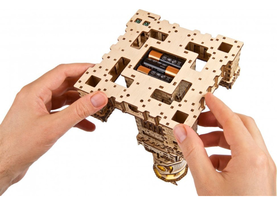 UGEARS Svítící 3D puzzle Alexandrijský maják 340 dílků