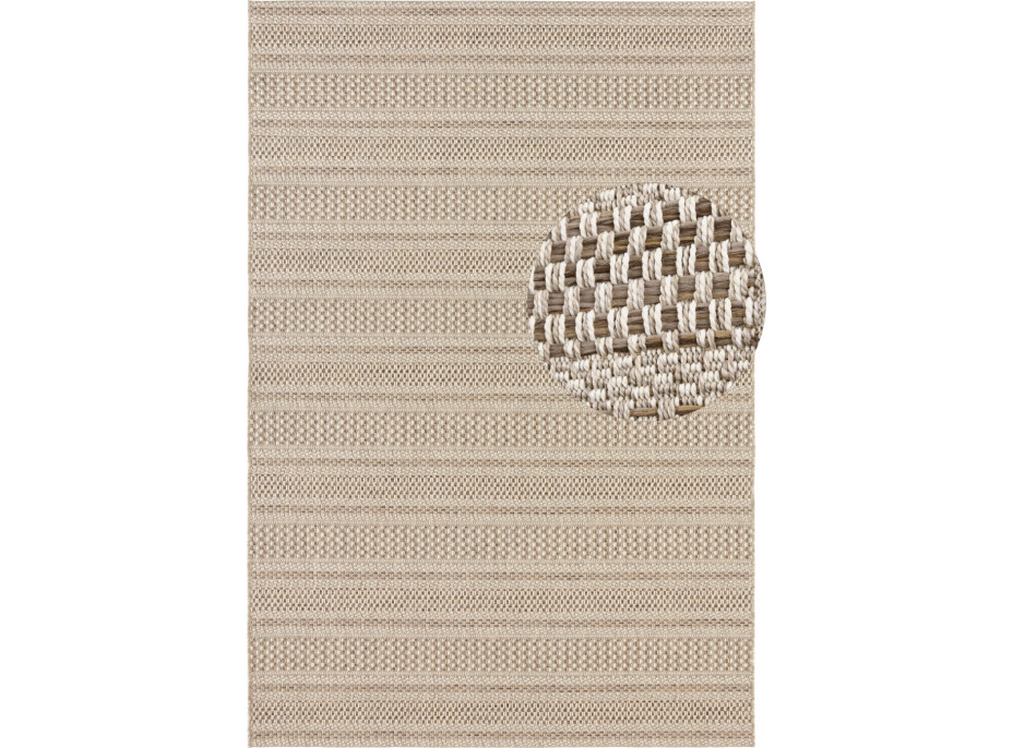 Kusový koberec Brave 103612 Natural Brown z kolekce Elle – na ven i na doma
