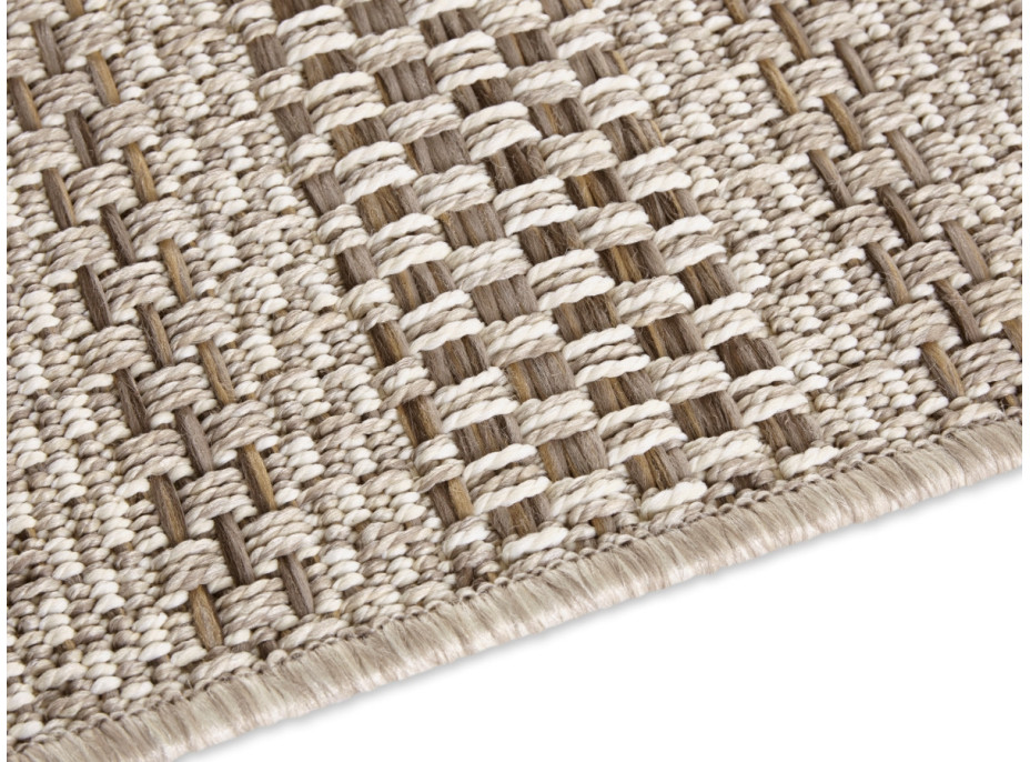 Kusový koberec Brave 103612 Natural Brown z kolekce Elle – na ven i na doma