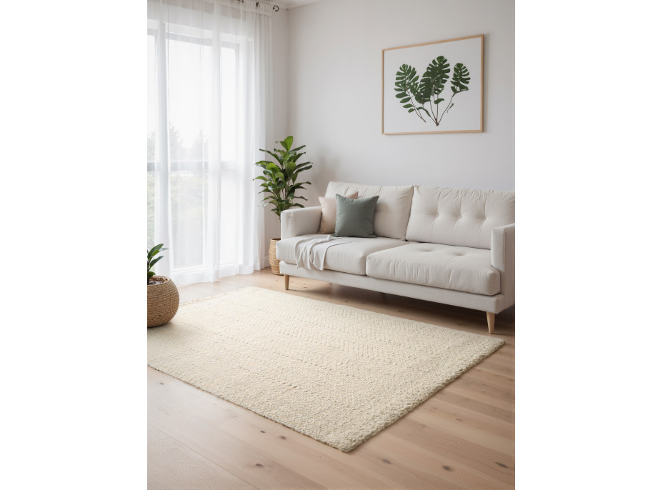 Kusový koberec Majoli 106238 White