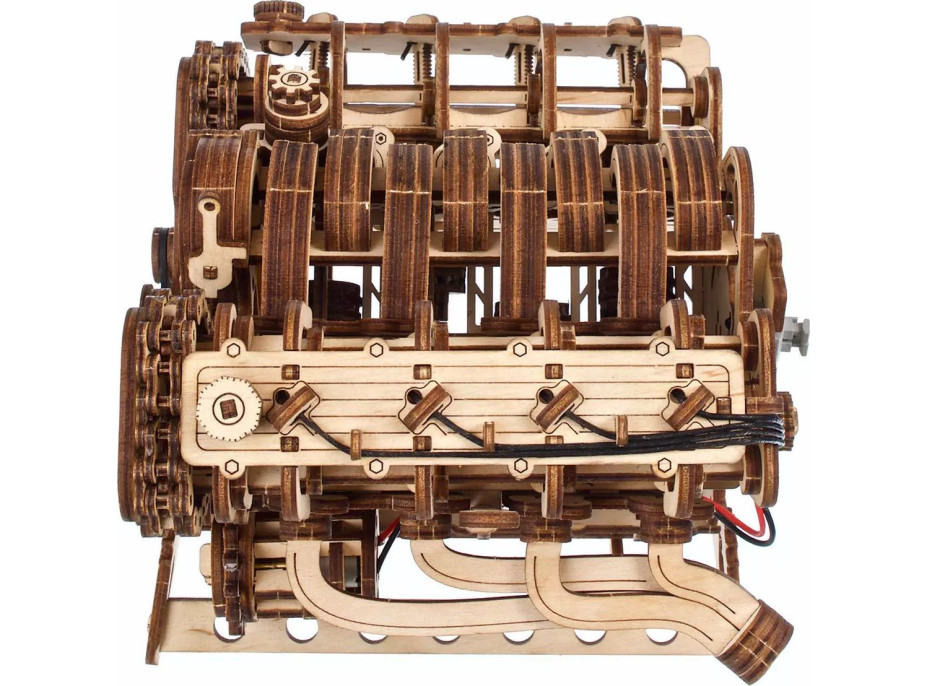 UGEARS 3D puzzle Motor V8, 776 dílků