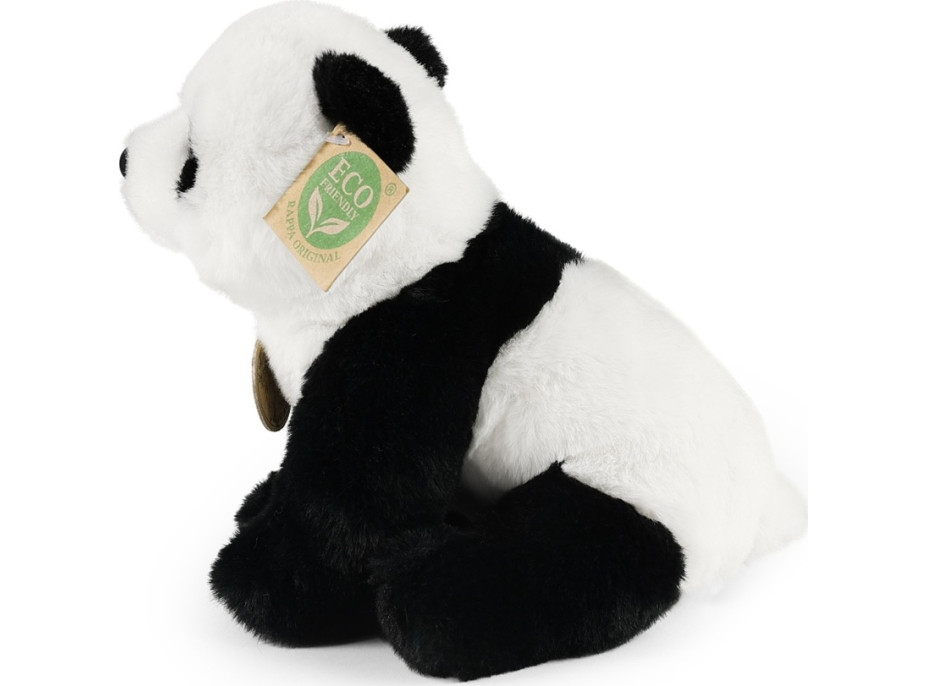 Rappa Plyšová panda sedící 23 cm SOFT COLLECTION, ECO-FRIENDLY