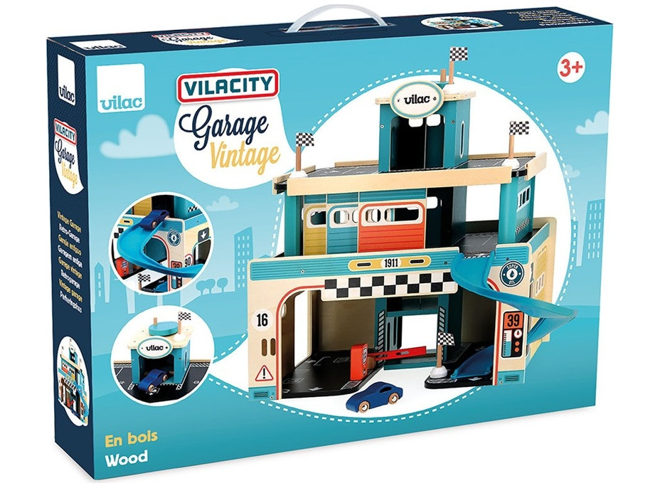 Vilac Dřevěná vintage garáž Vilacity