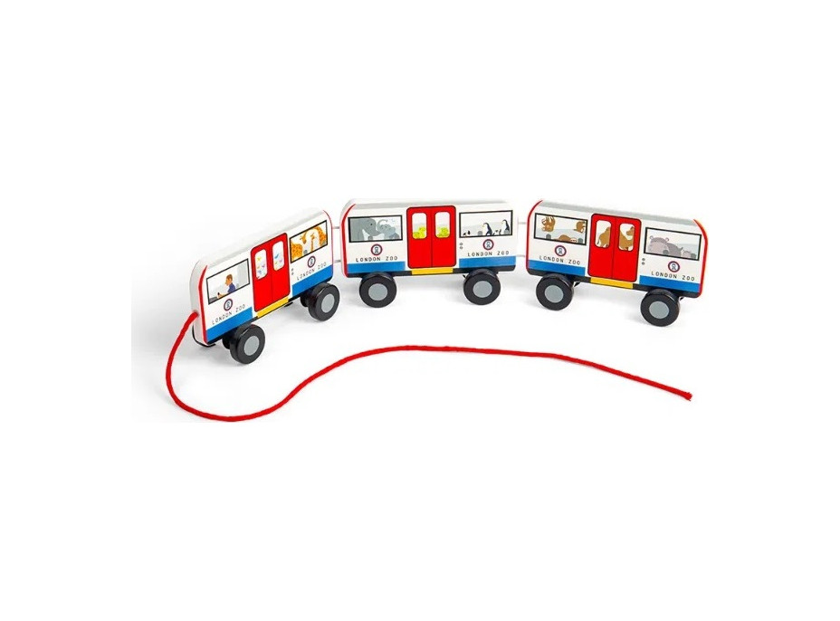 Bigjigs Toys Tahací hračka Londýnské metro