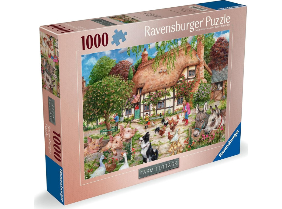 RAVENSBURGER Puzzle Domeček na venkově 1000 dílků