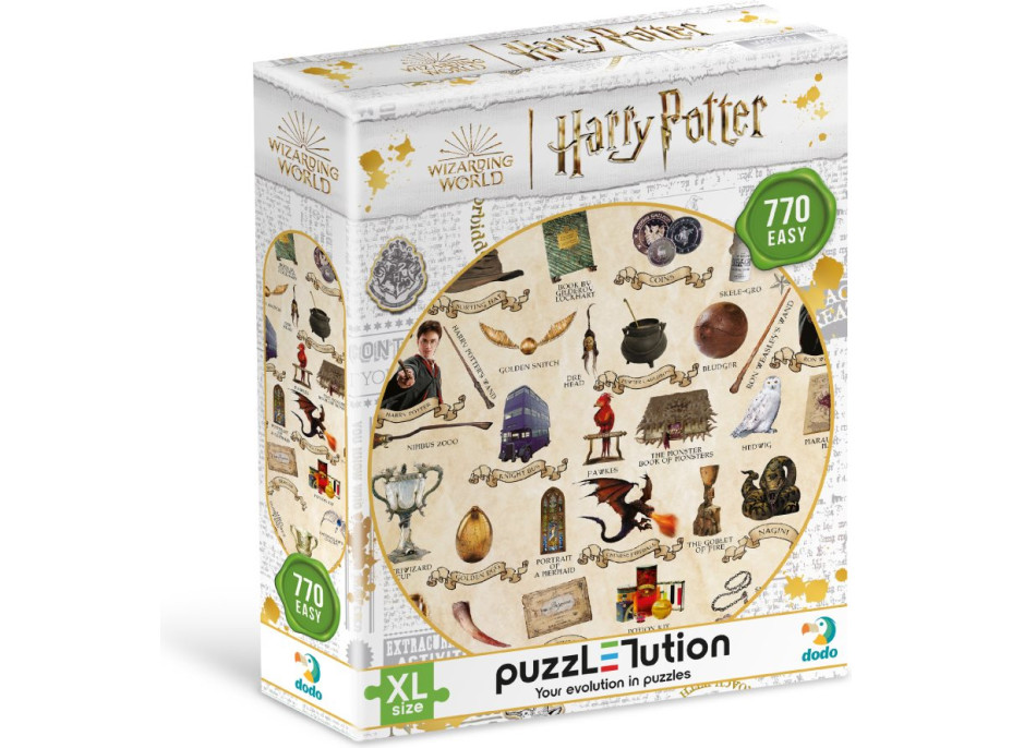 DODO Puzzle Harry Potter: Manuál pro kouzelníky 770 dílků