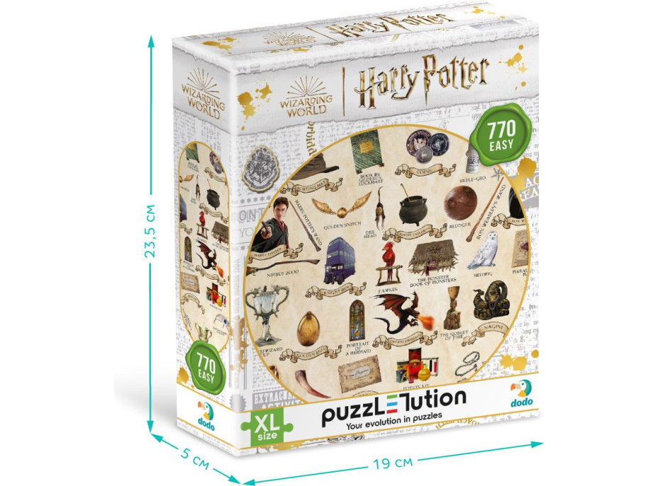 DODO Puzzle Harry Potter: Manuál pro kouzelníky 770 dílků