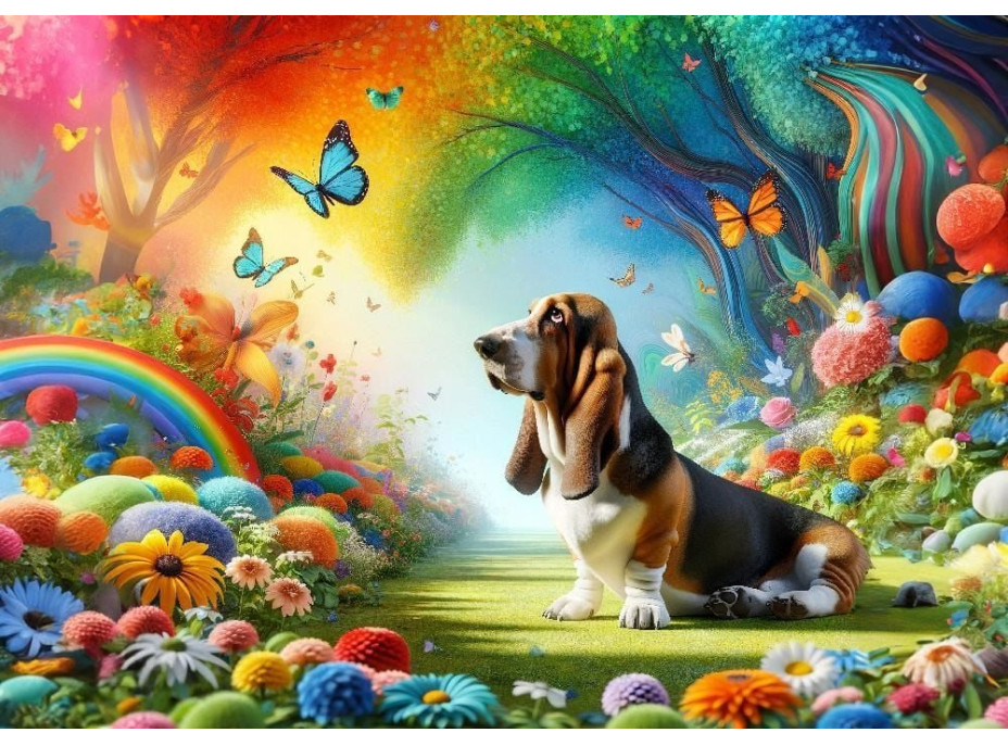 ART PUZZLE Puzzle Motýlí návštěvník 25 dílků