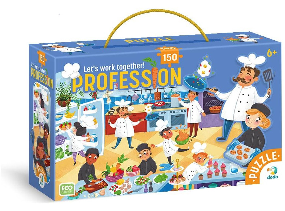 DODO Puzzle Povolání: Kuchař 150 dílků