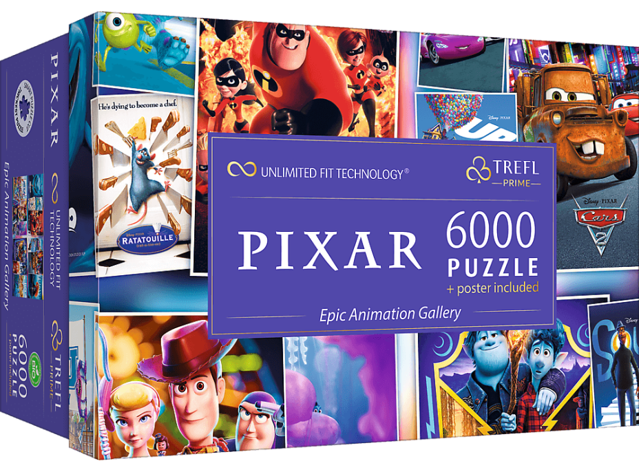 TREFL Puzzle UFT Epická animovaná galerie Disney Pixar 6000 dílků