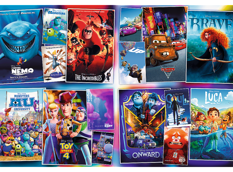 TREFL Puzzle UFT Epická animovaná galerie Disney Pixar 6000 dílků