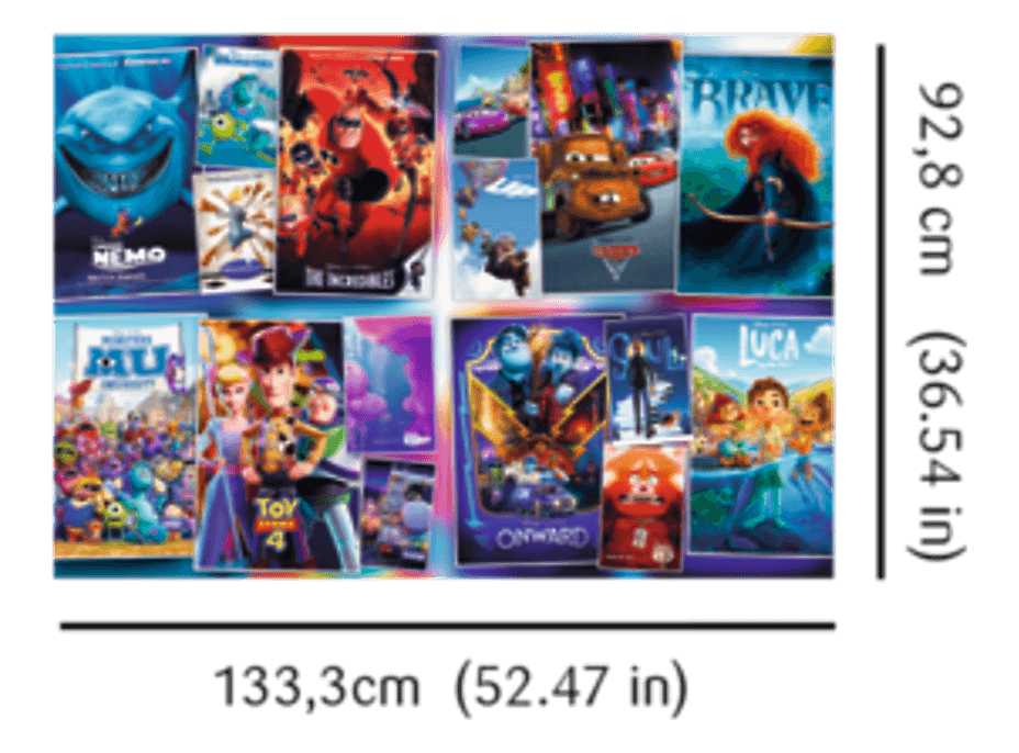 TREFL Puzzle UFT Epická animovaná galerie Disney Pixar 6000 dílků