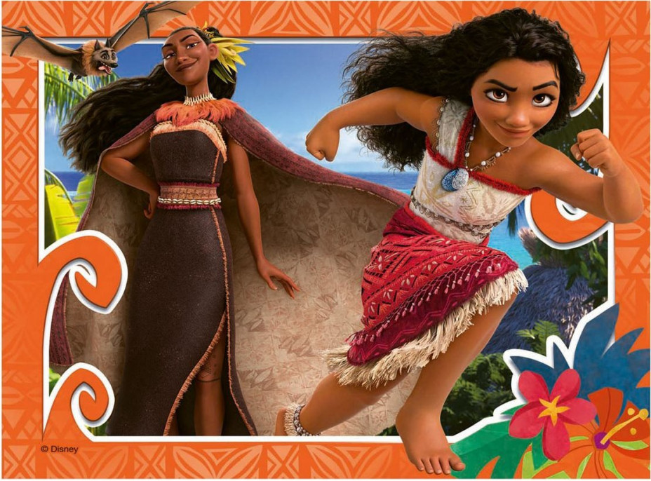 RAVENSBURGER Puzzle Vaiana 2, 4v1 (12,16,20,24 dílků)