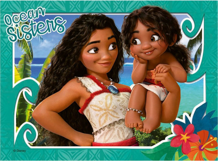 RAVENSBURGER Puzzle Vaiana 2, 4v1 (12,16,20,24 dílků)
