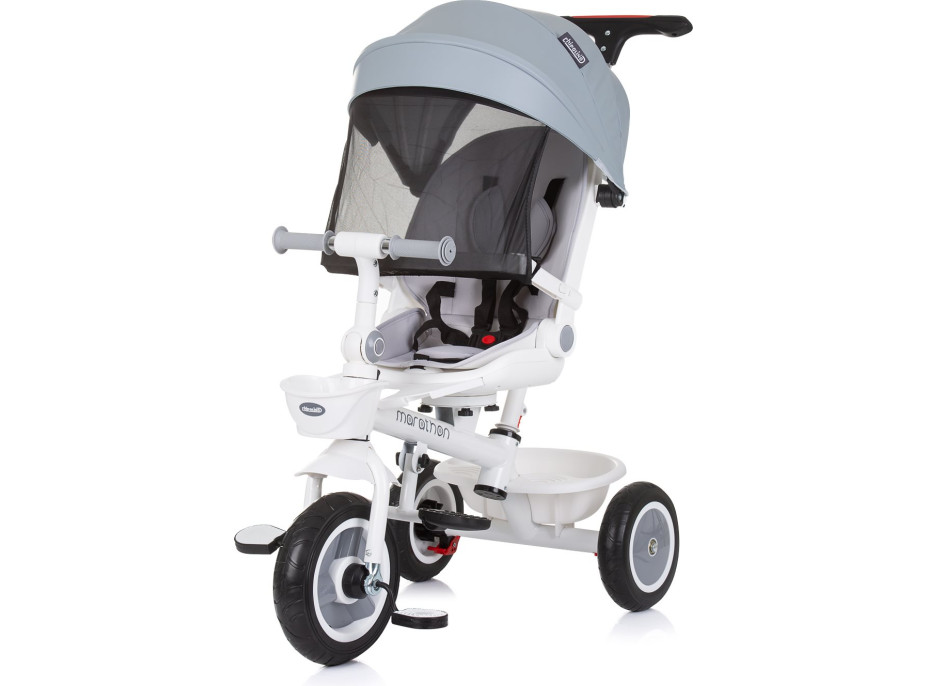 CHIPOLINO Tříkolka se stříškou Marathon 2v1 Ash Grey