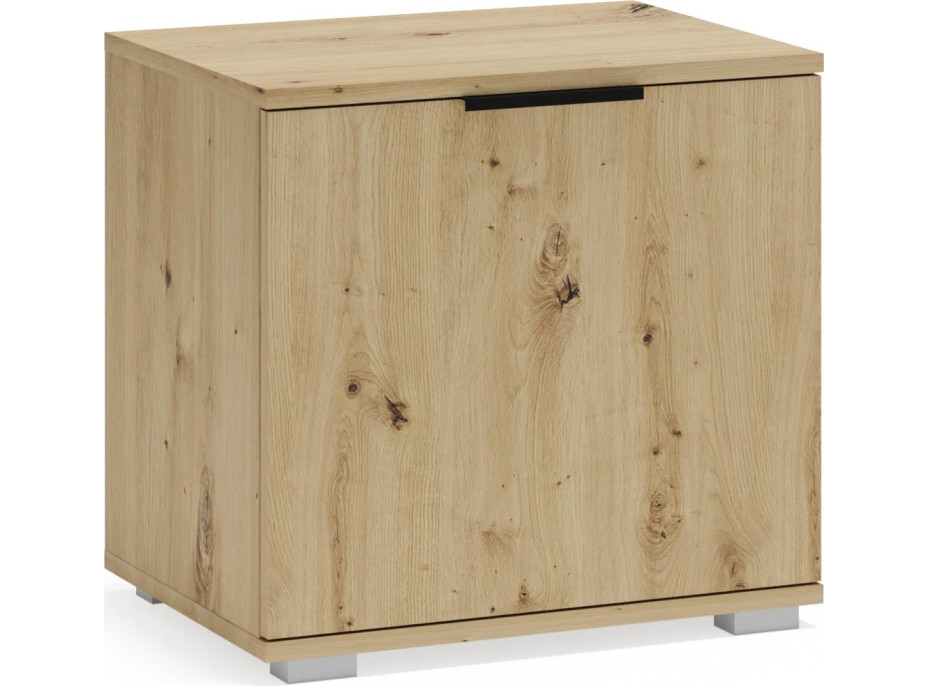 Nízká skříňka do předsíně CLIF - 50 cm - dub artisan