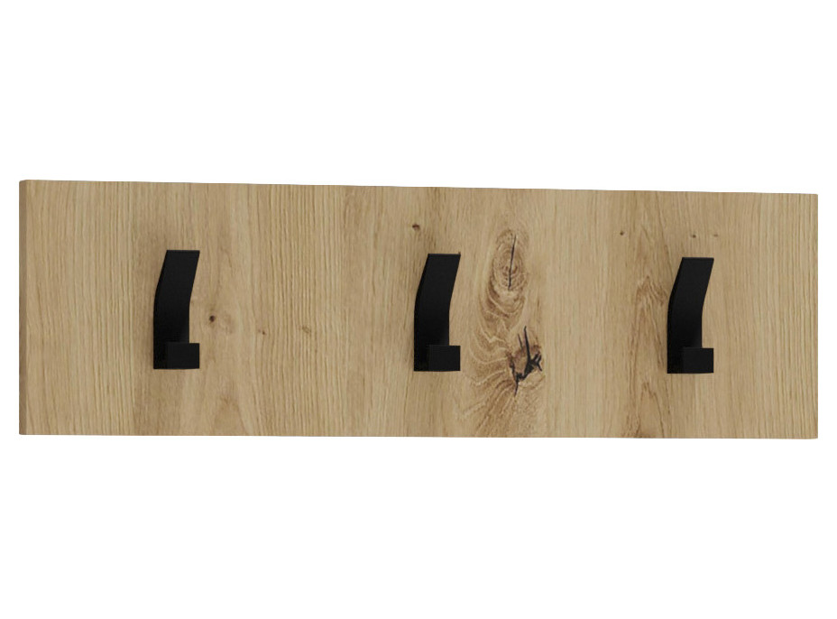 Věšák na oblečení CLIF - 50 cm - dub artisan