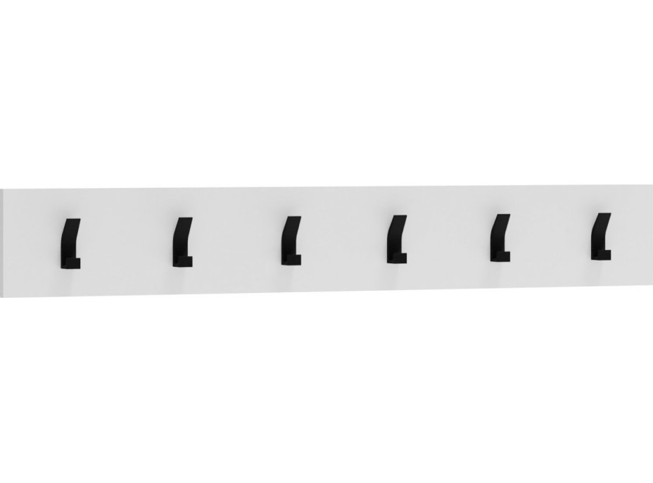 Věšák na oblečení CLIF - 100 cm - bílý
