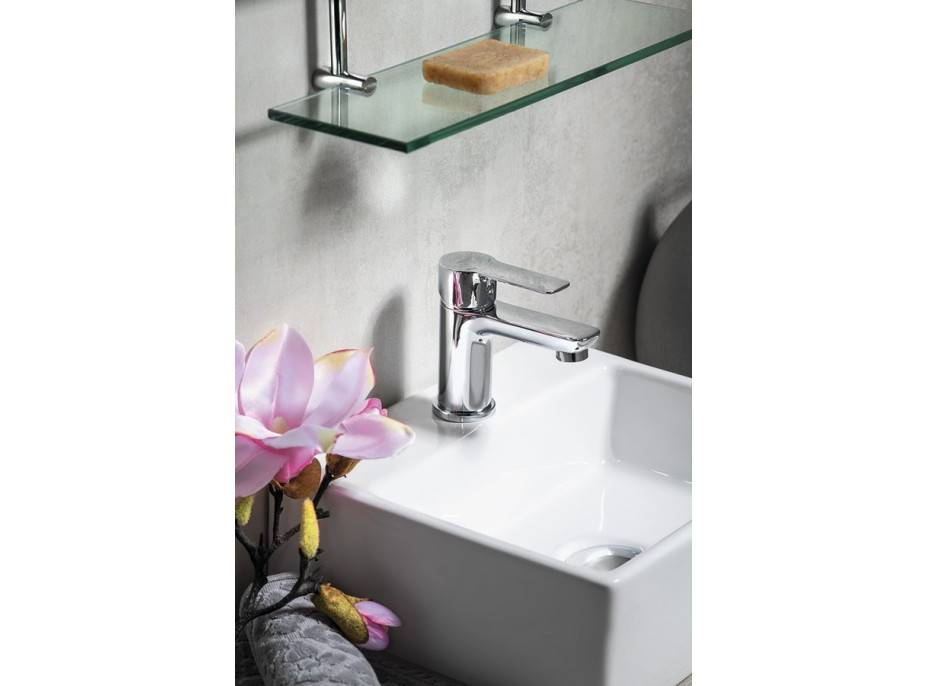 Bruckner BARON ECO 6 l/min, stojánková umyvadlová baterie, chrom 612.002.12