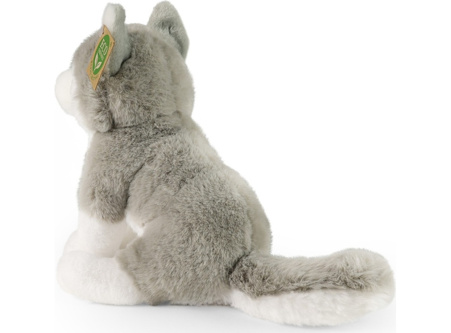 Rappa Plyšový pes husky sedící 23 cm SOFT COLLECTION, ECO-FRIENDLY