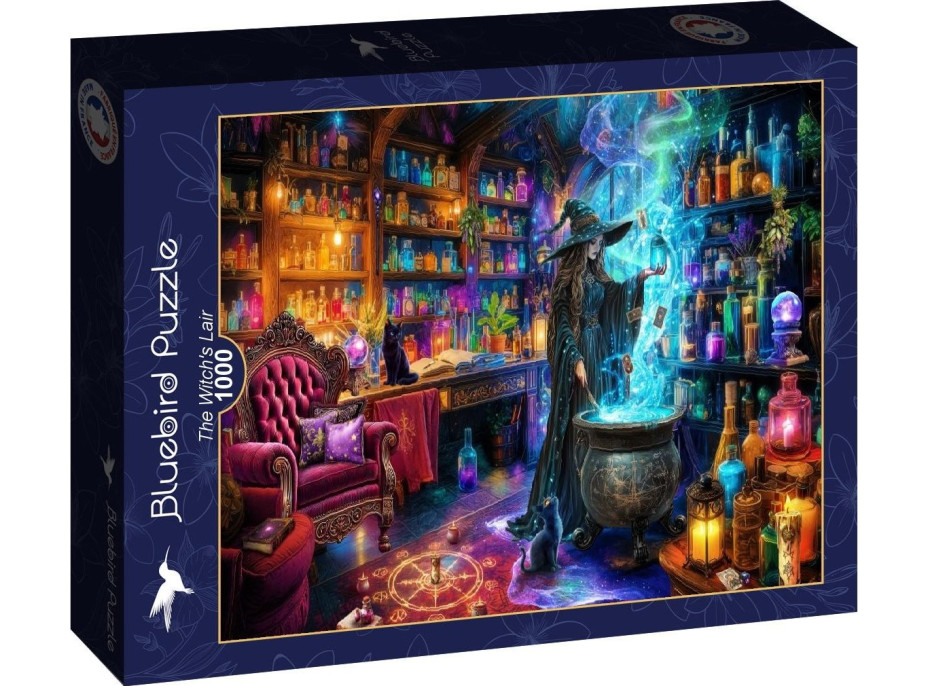 BLUEBIRD Puzzle Čarodějnické doupě 1000 dílků