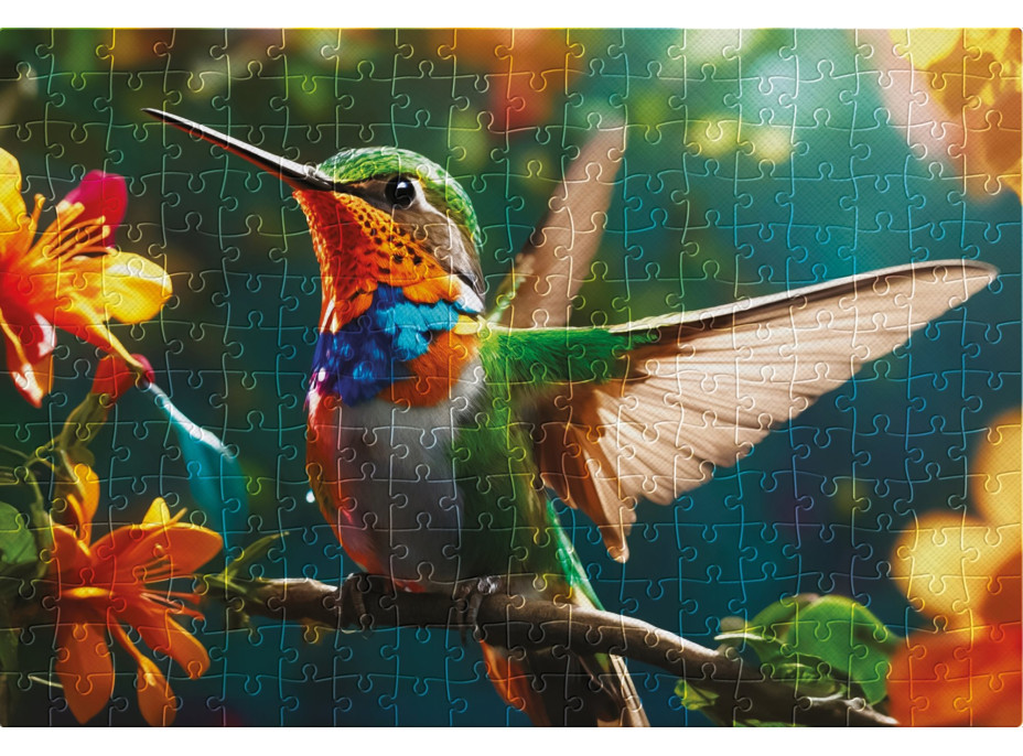 INTERDRUK Puzzle Colorful Nature: Kolibřík 250 dílků