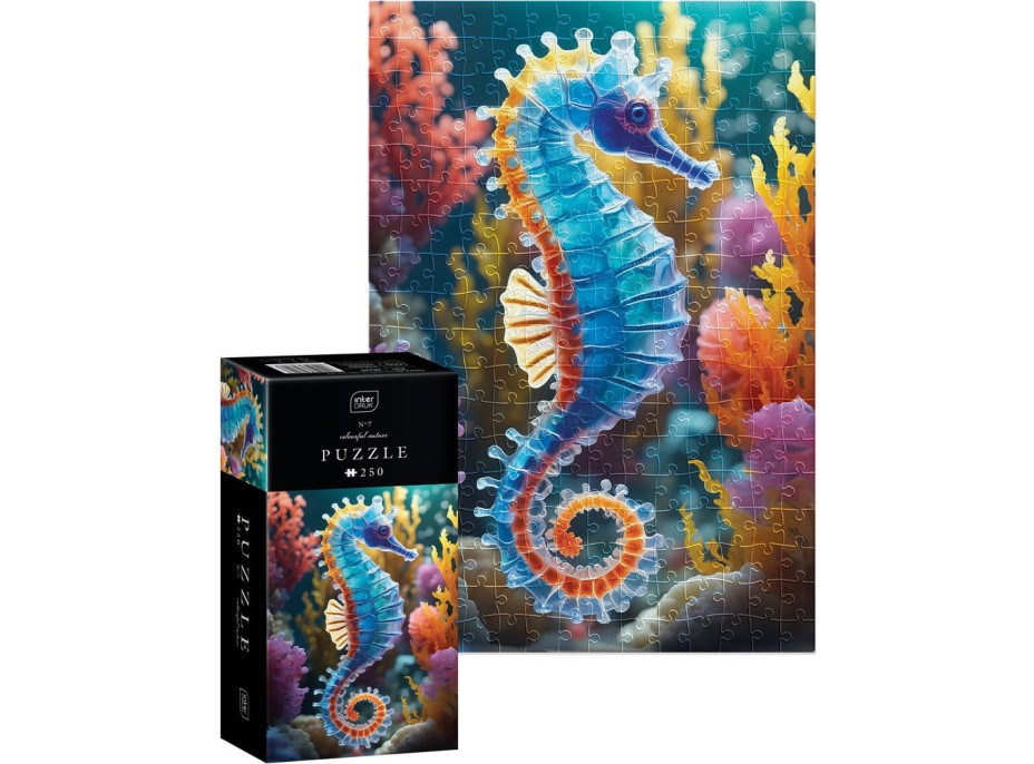 INTERDRUK Puzzle Colorful Nature: Mořský koník 250 dílků