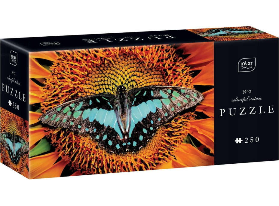 INTERDRUK Puzzle Colorful Nature: Motýl 250 dílků