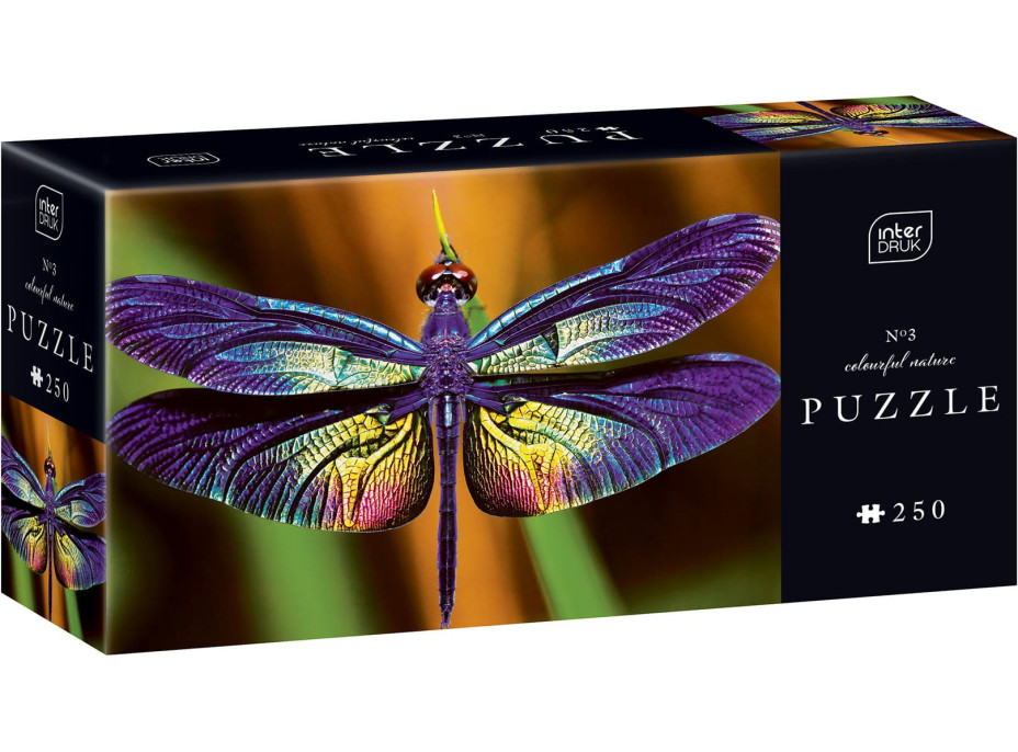 INTERDRUK Puzzle Colorful Nature: Vážka 250 dílků