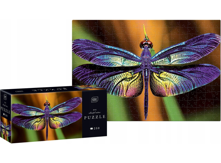 INTERDRUK Puzzle Colorful Nature: Vážka 250 dílků