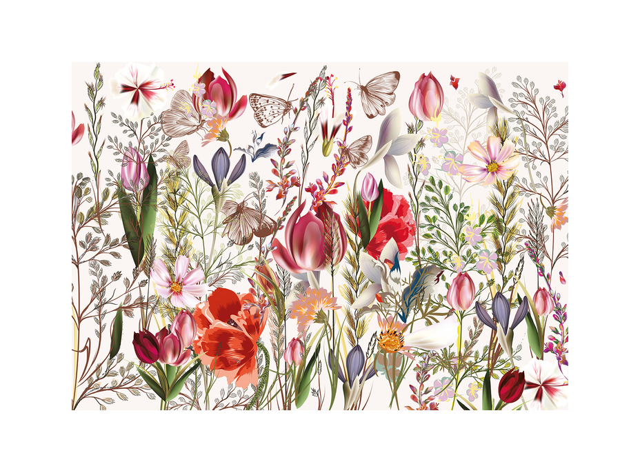 INTERDRUK Puzzle Flowers: Luční kvítí 500 dílků