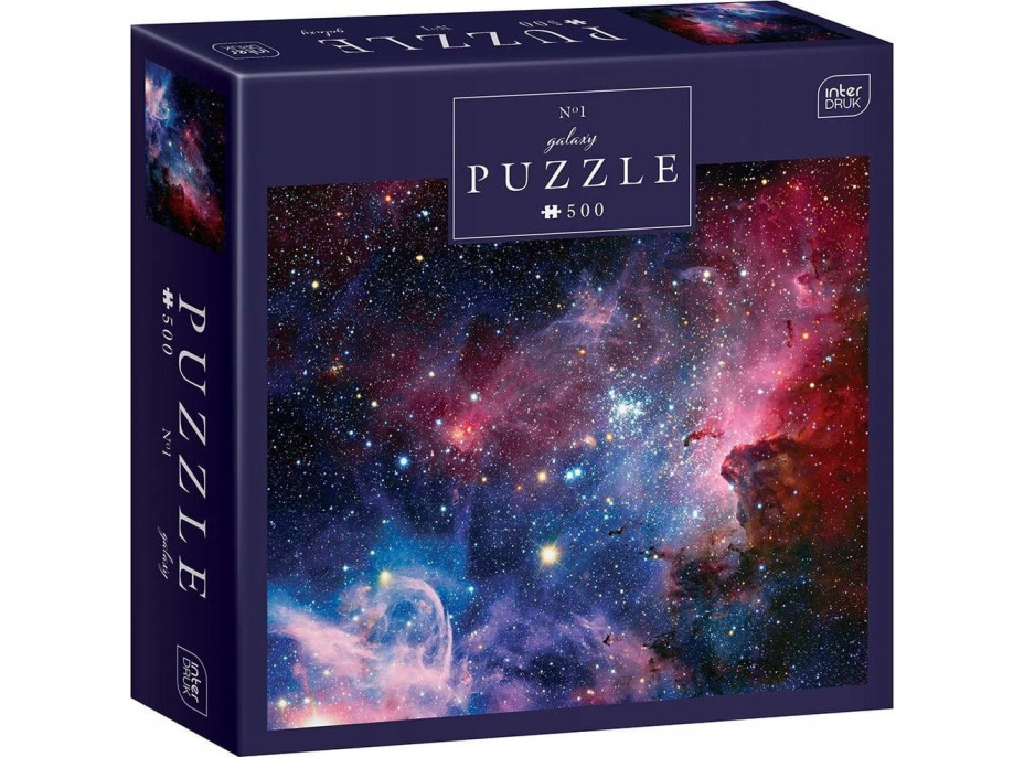 INTERDRUK Puzzle Galaxy: Infračervený pohled na mlhovinu Carina 500 dílků
