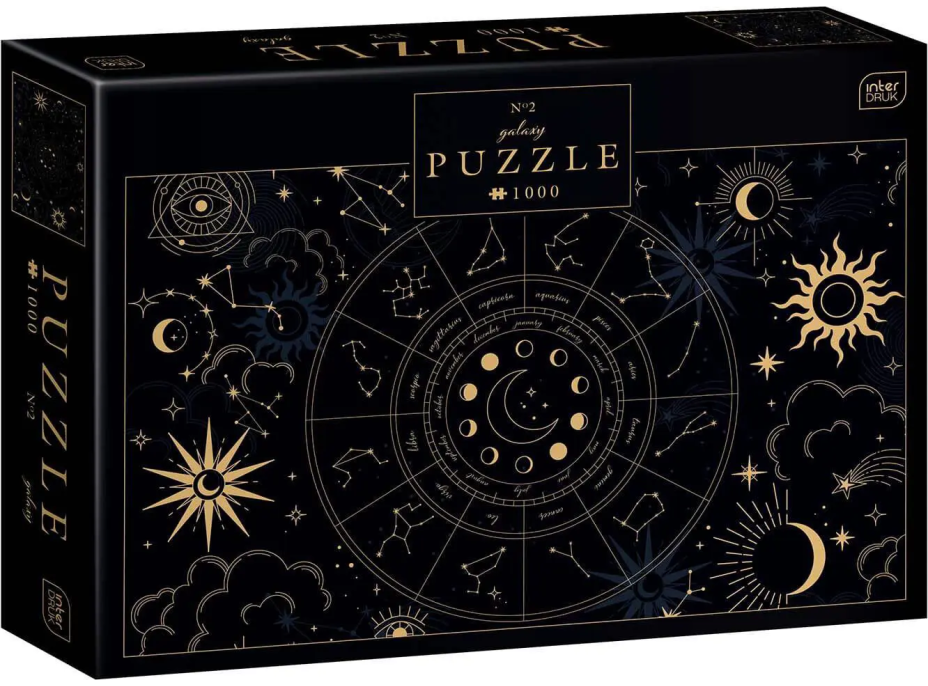 INTERDRUK Puzzle Galaxy: Zvěrokruh 1000 dílků