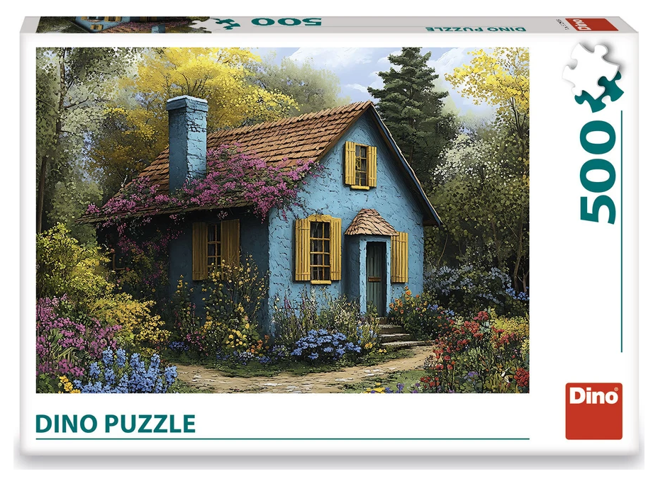 DINO Puzzle Modrý domeček 500 dílků