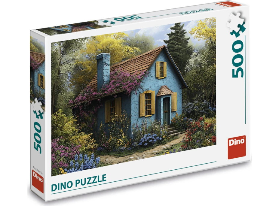 DINO Puzzle Modrý domeček 500 dílků