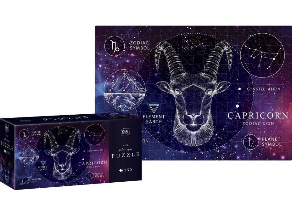 INTERDRUK Puzzle Zvěrokruh: Kozoroh 250 dílků