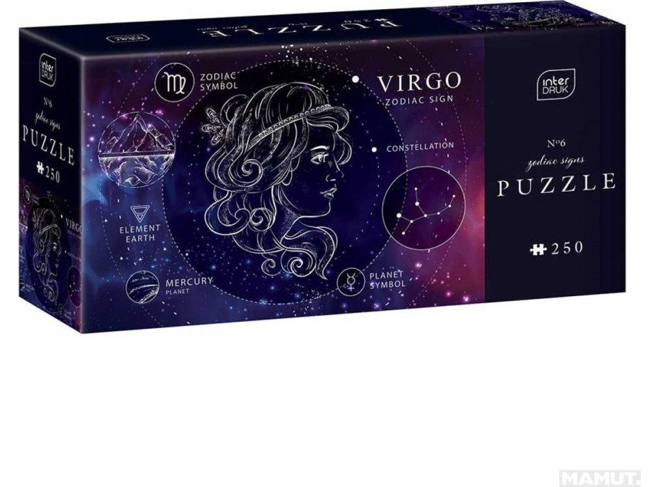 INTERDRUK Puzzle Zvěrokruh: Panna 250 dílků