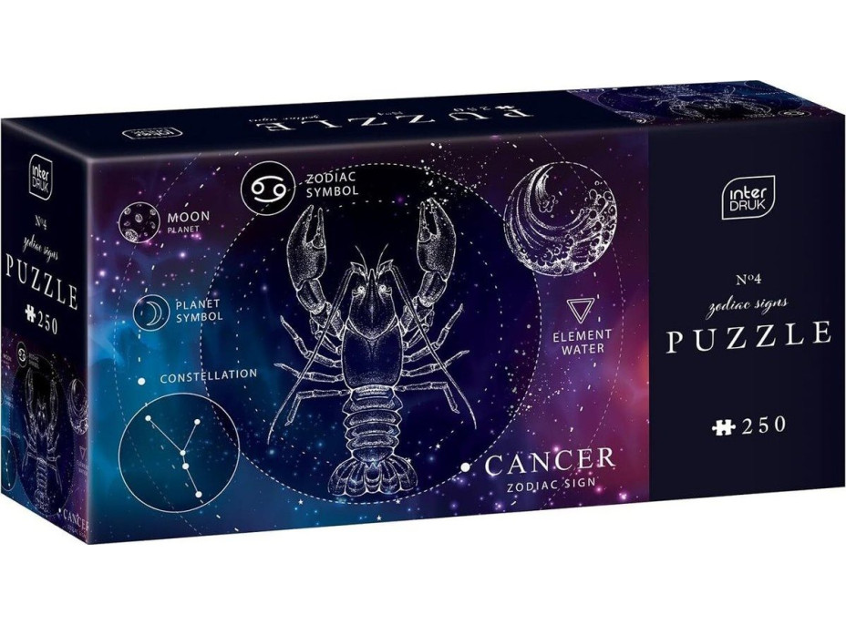 INTERDRUK Puzzle Zvěrokruh: Rak 250 dílků