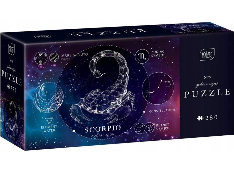 INTERDRUK Puzzle Zvěrokruh: Štír 250 dílků