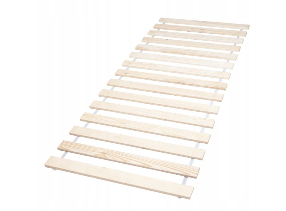 Dětská postel z masivu borovice FRANK - 200x90 cm - šedá