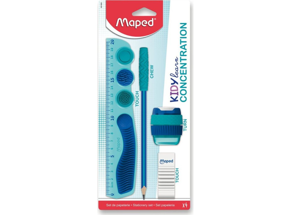 MAPED Souprava školních potřeb Kidy Learn Concentration 4ks