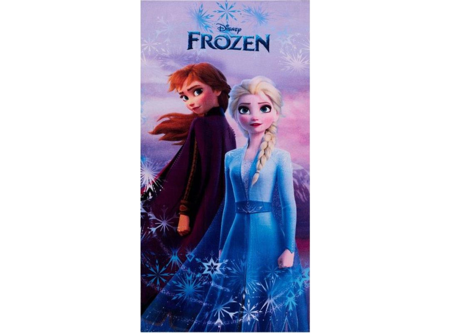 Bavlněná osuška FROZEN - Anna a Elsa - 70x140 cm