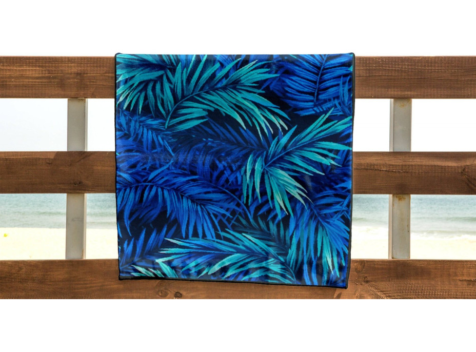 Rychleschnoucí plážová osuška 210x75 cm - Blue Passion