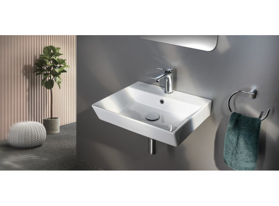 Aqualine ORION keramické umyvadlo 49x38, 6cm, bílá 27050