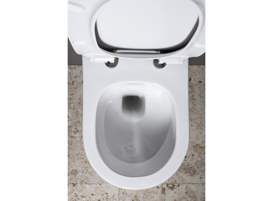 Bruckner LUNA závěsná WC mísa, Vortex Rimless, 35, 5x49cm, bílá 201.331.4