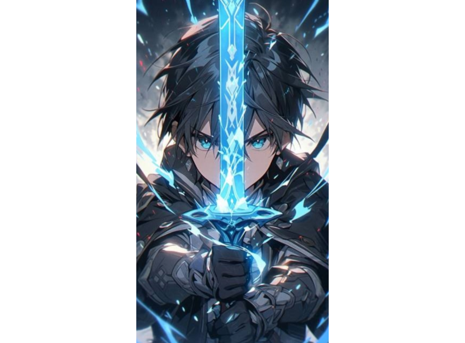 NORIMPEX Diamantové malování Kirito 30x40cm