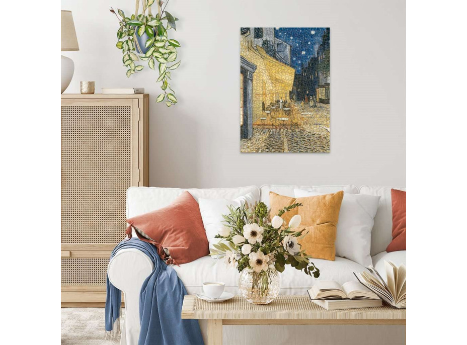 RAVENSBURGER Puzzle Art Collection: Terasa kavárny v noci 1000 dílků
