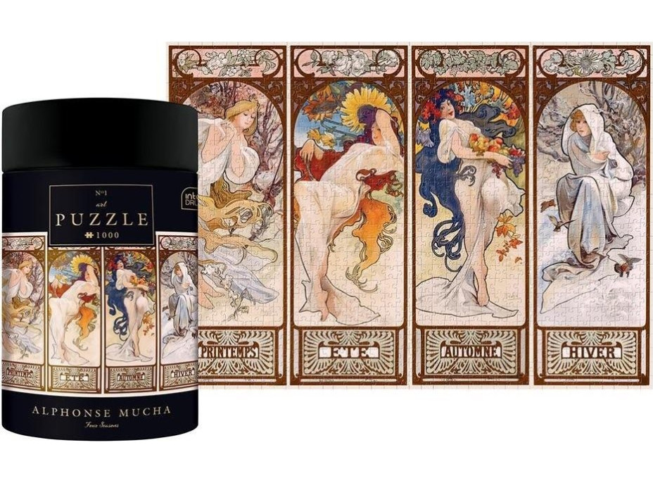 INTERDRUK Puzzle Art: Čtyři roční období 1000 dílků